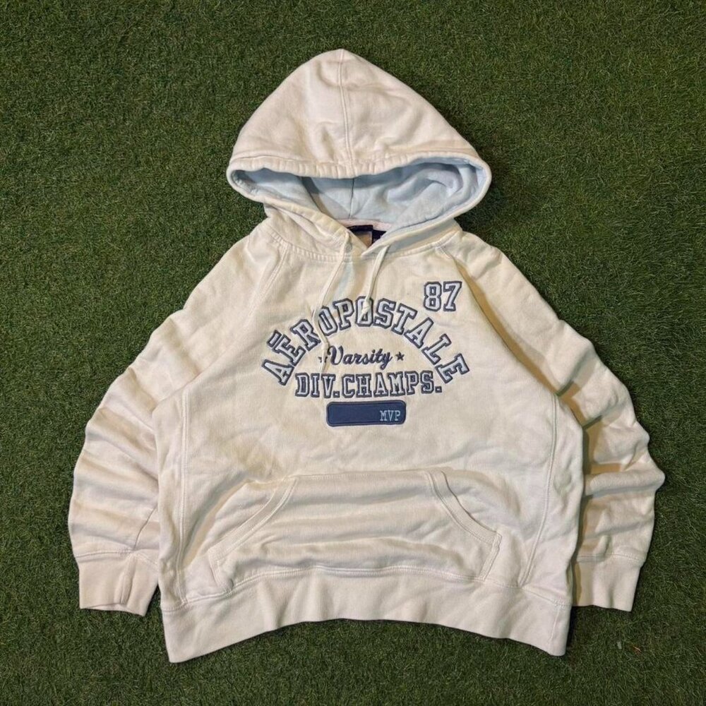Aeropostale Women's White Hoodie